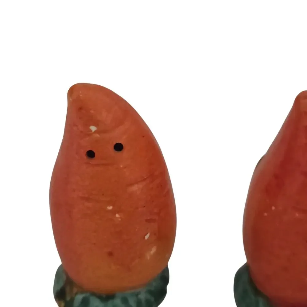 Vintage 1950s Anthropomorphic Carrot Salt & Pepper Shakers – Made in Japan